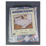 Hand Quilted King Size Patchwork Quilt