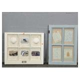 2x The Bid Vintage Window Sash Decor