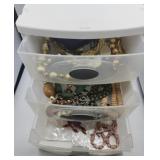 3 Drawer Storage Container With Jewelry Mostly