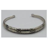 Sterling Small Cuff Bracelet 16.5g