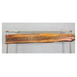 5 Ft Long Vintage Snake Skin Decor On Live Edge Bd
