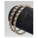 2 X Bid Sterling Bangle Bracelets Tw 35.5g