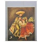Signed Alejandro Canarena Framed Painting