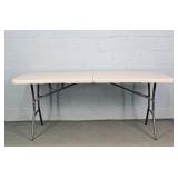 Lifetime Beige 6 Ft Folding Plastic Table