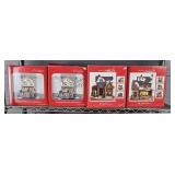 4x The Bid Assorted Village Pieces