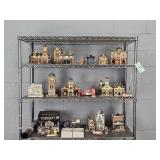 Large Lot Assorted Village Items