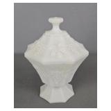 Vintage Milk Glass Candy Dish