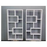 2x The Bid Contemporary Cubicle Storage Units