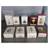 9x The Bid Hallmark Ornaments