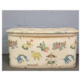 Vintage Upholstered Composite Toy Chest