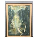 Dietrich Grunewald Framed Serigraph