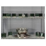 15 Pc Kirk Stieff Pewter Cups & Punch Bowl Set