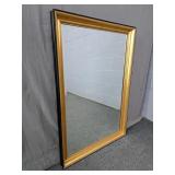 Wood Frame Wall Hanging Mirror