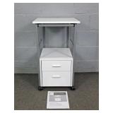 Realspace " Halton" Metal Frame Rolling File Cart