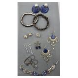 Jewelry Lot Mostly Blues