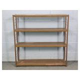 Vintage Metal 4 Shelf Display