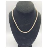 Sterling 16in Necklace Weight 16.0g