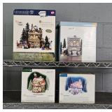4x The Bid Dept 56 Village Building