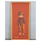Leighton Jones Framed Text Oil On Board Painting