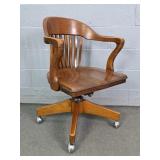 Vintage Wooden Office Chair