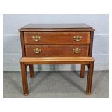 Lane Chippendale Style Small 2 Drawer Chest