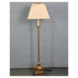Vintage Floor Lamp W/elephant On Book Stack Base