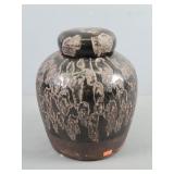 Large Decorative Vase With Lid