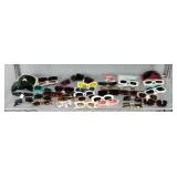 Large Lot Of Sunglasses And Goggles