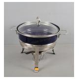 Chantal Blue Round Chafing Dish