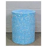 Heavy Terra Cotta Garden Seat W/ Terrazzo Finish