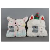 2x The Bid Critter Wrap Soft Faux Fur