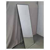 Metal Framed Full Length Mirror W Fold Out Stand