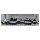 9 Pairs Of Mens Adidas Shower Shoes