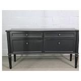 Wooden Credenza - Black