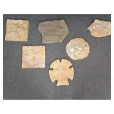 Lot Of 6 Decorative Stepping Stones
