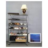 Rack Of Assorted Items - Rack Not Included