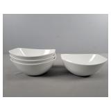 4 Pc Over And Back Side Dish Bowls
