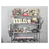 Large Lot Assorted Shoes Hats Oranments More