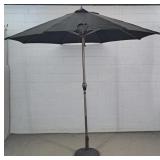 8 Foot Canvas Patio Umbrella With Base