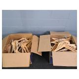 2x The Bid Box Wood Hangers