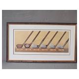 Bernie Horton Early Swingers Hand Signed Print