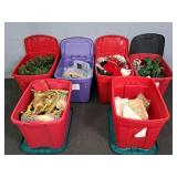 6x The Bid Totes Holiday Decor