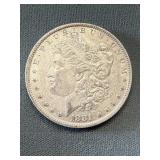 1881 O Morgan Silver Dollar