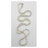 Sterling Silver Italy 24in Chain Necklace 16.4g