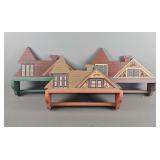 3x The Bid Painted Wood House Shelf