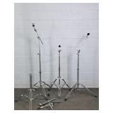 3x The Bid Rogers Adj Cymbal Stands & More