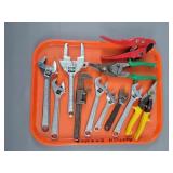 Lot Assorted Crescent Wrench, Snips