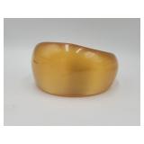 Butterscotch Color Moonglow  Modern Chunky Wide