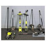 Lot Ryobi Cordless Yard Tool Set See Info Photo
