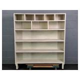 Vintage Painted Solid Pine 11 Cubby Stor/display